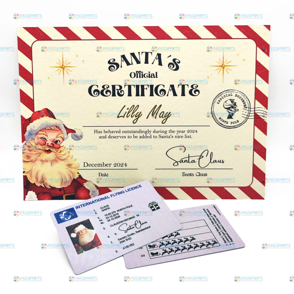 Santa Licence and Certificate