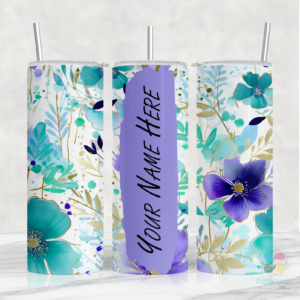 Lavender, Fountain Blue (Mock-Up)